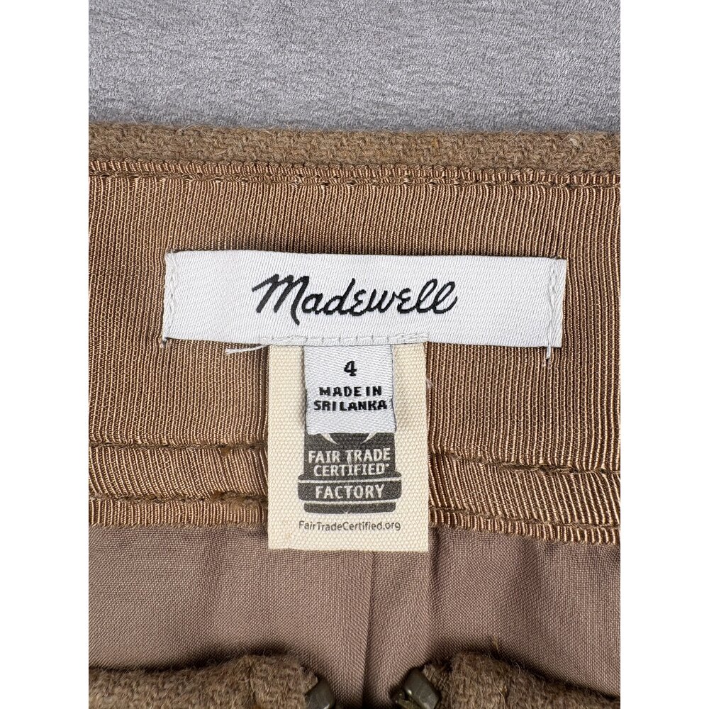 Madewell Plaid Cargo Mini Skirt Size 4 - Picture 4 of 9
